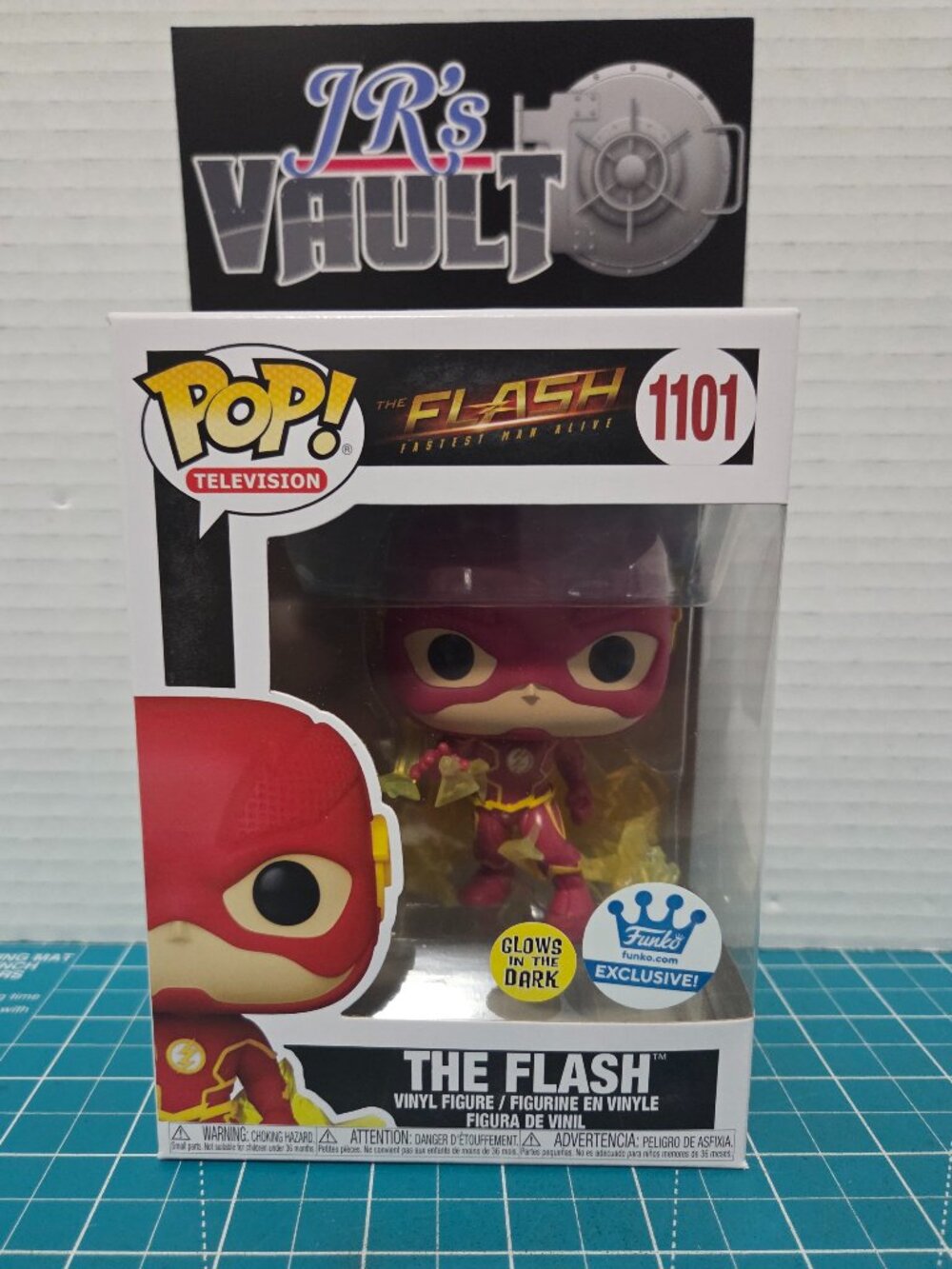 Funko POP Heroes DC Flash Fastest Man Alive GITD 1101 Vinyl Figure